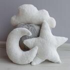 Almofadas Decorativas Kit 3 Peças Estrela Lua E Nuvem Sherpa