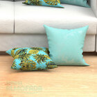 Almofadas Decorativas Para Sala Abacaxi Tropical Azul Tiffany