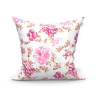 Almofadas Decorativas Para Sala Azul Marinho Floral Rosa Comp