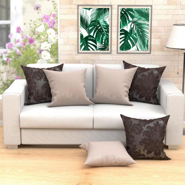 Almofadas Decorativas Para Sala Clássica 60cm X 60cm 6 Unidad