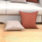 Almofadas Decorativas Para Sala Composê Laranja Telha Medalhã