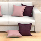 Almofadas Decorativas Para Sala Composê Vinho Medalhão 45cm X