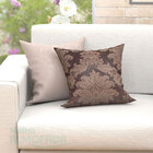 Almofadas Decorativas Para Sala Medalhão Tabaco Composê 45cm