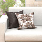 Almofadas Decorativas Para Sala Tabaco Estampada Floral Compo