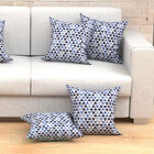 Almofadas Decorativas Para Sala Triângulo Azul Marinho Jacqua