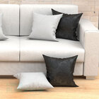 Almofadas Para Sala Preto Medalhão Composê 45cm X 45cm 4 Unid