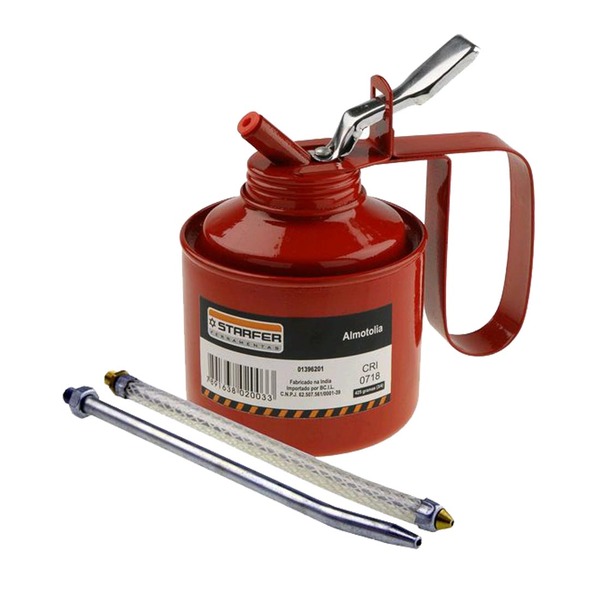 Almotolia Gatilho Chapa 140g 1/4 Polegadas 2 Bicos - Starfer