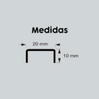 Alufit N°2 Rose Gold Alumínio Brilhante 150 Cm