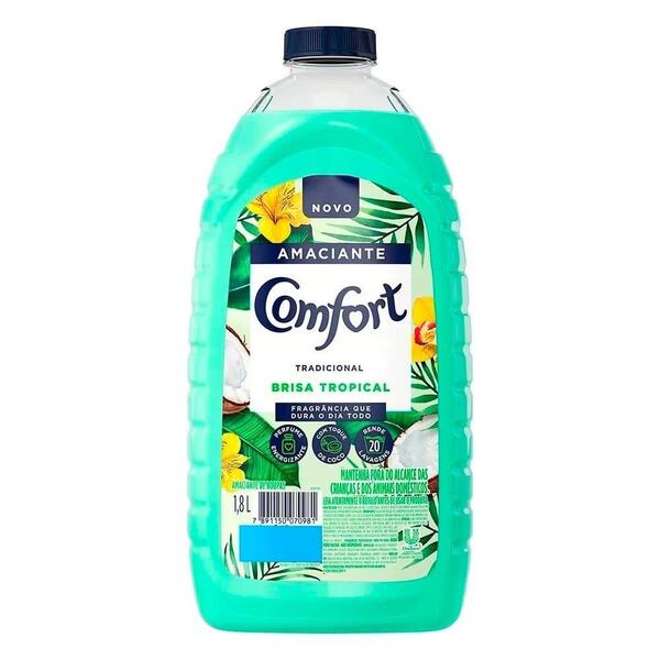 Amaciante Comfort Diluído Tradicional Brisa Tropical 1,8l