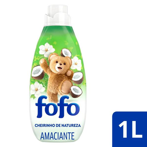 Amaciante De Roupa Fofo Concentrado Cheirinho De Natureza 1l