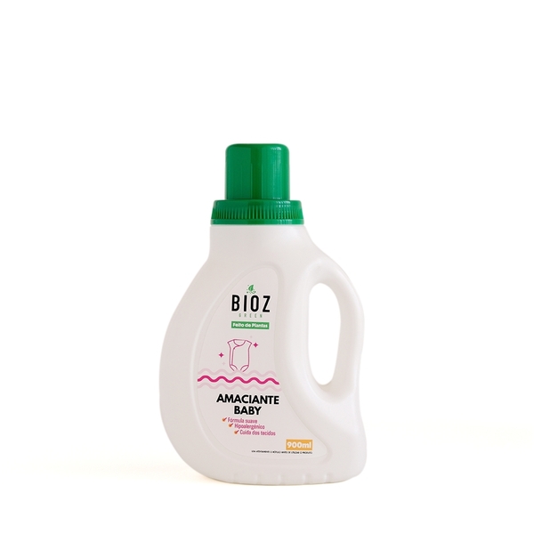 Amaciante De Roupas Baby Biodegradável Bioz Green 900ml