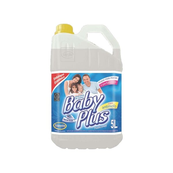 Amaciante De Roupas Baby Plus Tradicional 5 Litros - Ecoville