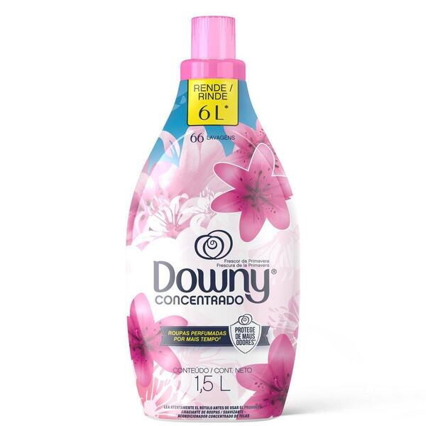 Amaciante Downy Concentrado Frescor Da Primavera 1,5l