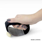 Amassador De Alho 11 X 7cm Ergonômico Em Aço Inox E Plástico