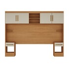 Ambiente Modulado Genius 6 Portas 2 Gavetas Cinamomo/ Off Whi