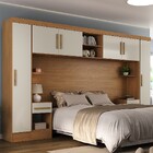 Ambiente Modulado Genius 6 Portas 2 Gavetas Cinamomo/ Off Whi