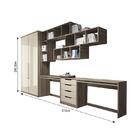 Ambiente Modulado Home Office Doce Vida 9 Peças - Pr Móveis