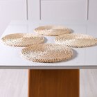 Americano Fibra Natural Estilo Rústico 38cm