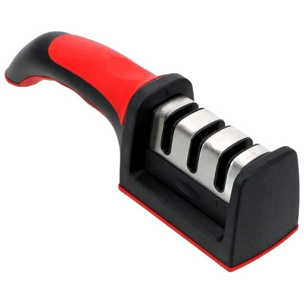 Amolador Afiador De Facas Profissional Com 3 Afiadores