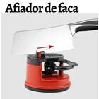 Amolador Afiador De Facas Tesouras E Canivete Com Ventosa