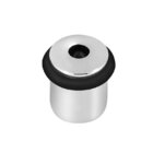 Amortecedor De Porta Batente C/ Borracha Imab 300 Cromado