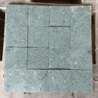 Amostra - Pedra Hijau Lisa Verde 10x10x1cm