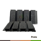 Amostras Painel Ripado Externo Wpc 22cm X 13cm 04 Cores