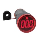 Amperímetro Digital 22mm 0-100a Vermelho Alimentação 60-380vca