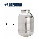 Ampola De Vidro Reposição Garrafa Soprano Exclusiva 1,9l