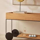 Ampulheta 15 Minutos Vidro Bege 16x5cm Mart