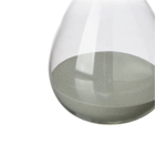 Ampulheta Cinza Em Vidro 25cm Mart