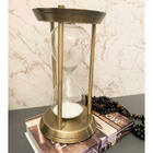 Ampulheta Decorativa Bronze Medieval 32 Cm