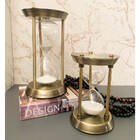 Ampulheta Decorativa Bronze Medieval 32 Cm