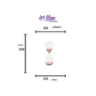 Ampulheta Decorativa Namastê Rosa