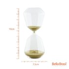 Ampulheta Mostarda Em Vidro 13128 Mart