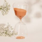 Ampulheta Terracota Em Vidro 13133 Mart