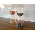 Ampulheta Terracota Em Vidro 13137 Mart