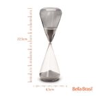 Ampulheta Verde Em Vidro 13138 Mart