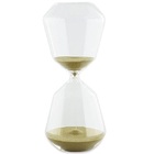 Ampulheta Verde Em Vidro 23cm Mart 13134