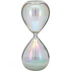 Ampulheta Vidro Furta- Cor Areia Branca - 19x8x8cm