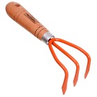 Ancinho 3 Dentes Cabo Madeira 20cm Tramontina