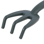 Ancinho 3 Dentes para Jardinagem Plástico Grafite Tramontina