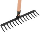 Ancinho Curvo Leve 14 Dentes Cabo 150cm Tramontina