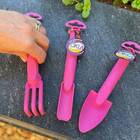 Ancinho De Plástico Para Jardim (rosa) Okla