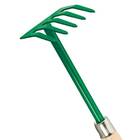Ancinho/rastelo (5 Dentes) 330mm Cabo De Madeira  Palisad