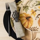 Anel De Guardanapo Copa E Cia Avulso Halloween - Esqueleto