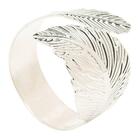 Anel De Guardanapo Folhagem Prata - Mimo