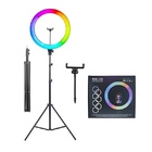 Anel De Luz Ring Light Rgb Com Tripé Ajustável De 1,6m Luz Co