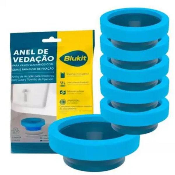 Anel De Vedação P/ Vaso Sanitário C/ Guia Blukit