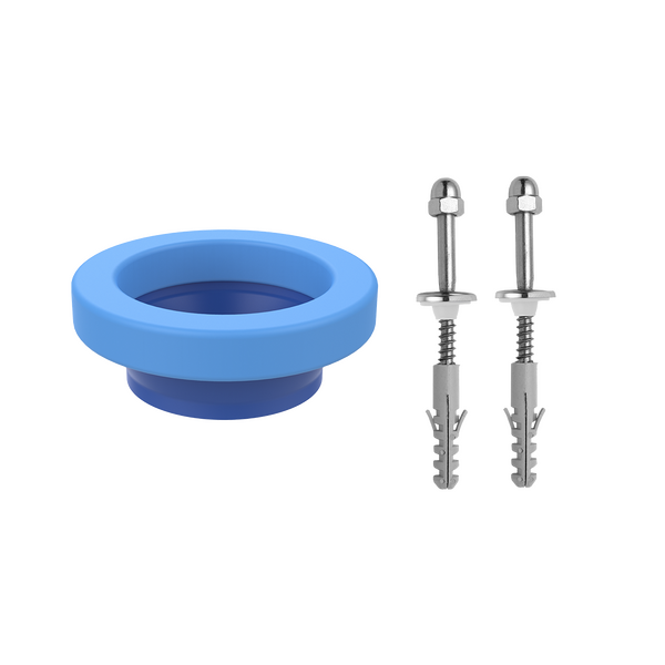 Anél De Vedação P/bacia Sanitária C/guia E Kit Fixador Blukit